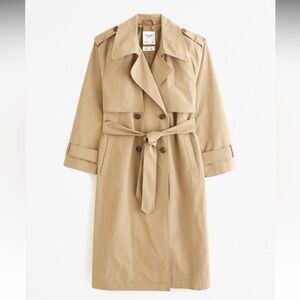 A&F elevated trench coat (brown XS Tall)